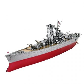3D пазл металлический "Линкор Yamato" Luxury Gift, сборная модель корабля