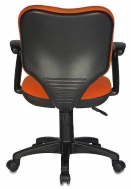 Кресло офисное оранжевое Бюрократ CH-540AXSN-Low/26291, низкая спинка