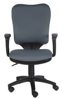 Кресло офисное серое Бюрократ CH-540AXSN/26-25