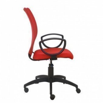 Кресло офисное красное Бюрократ CH-599/R/TW-97N