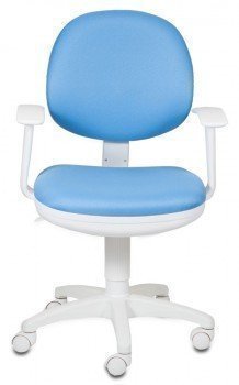 Кресло офисное голубое Бюрократ CH-W356AXSN/15-107