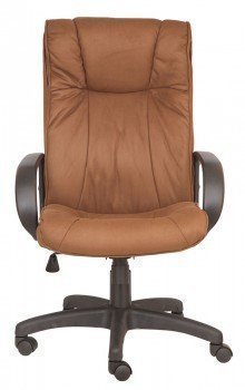 Кресло руководителя Бюрократ CH-838AXSN/F5 коричневый F5 нубук