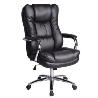 Кресло для руководителя кожаное BRABIX "Amadeus" EX-507, черное