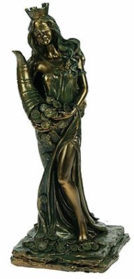 Статуэтка "Римская богиня счастья и удачи - Фортуна" 127548, 20см