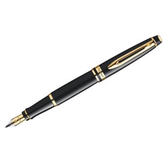 Ручка перьевая "Expert Black GT" корпус черный/золото