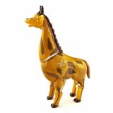 Стеклянная фигурка "Жираф большой, золотой"
