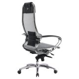 Кресло офисное МЕТТА "SAMURAI" S-1.04, сверхпрочная ткань-сетка, серое