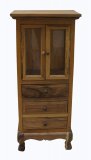 Сервант деревянный 3 ящика, 2 дверцы, h=114 см