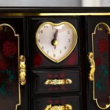 Шкатулка с часами музыкальная Luxury Gift "Шкаф" 18,5 х 15,5 х 9 см 