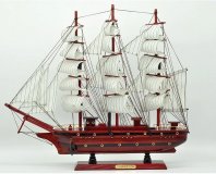 Модель парусного корабля Confection 45*42 см, коричнево-черный