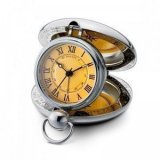 Часы мореплавателя кварцевые с будильником "Voyager" оранжевый циферблат Dalvey 03253
