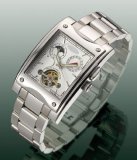 Часы наручные механические "Grand Tourer" DE VILLE автоподзавод, металлический браслет Dalvey 00687