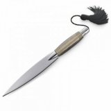 Нож для открывания писем ручка из бивня, шелковая кисточка Dalvey 00744