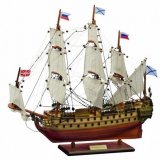 Модель корабля "Ингерманланд" 1715г. AC99, 50x48x13см