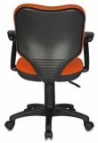 Кресло офисное оранжевое Бюрократ CH-540AXSN-Low/26291, низкая спинка