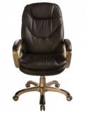 Кресло руководителя коричневое Бюрократ CH-868YAXSN/Coffee