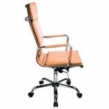 Кресло руководителя светло-коричневое Бюрократ CH-993/camel