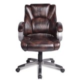 Кресло для руководителя BRABIX "Eldorado" EX-504 экокожа, коричневое