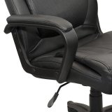 Кресло офисное BRABIX "Enter" EX-511, экокожа, черное, 530859