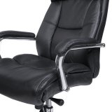Кресло для руководителя кожаное BRABIX "Phaeton" EX-502, черное