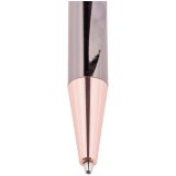 Ручка шариковая "Delucci" синяя, 1мм, корпус темно-серый, поворотный механизм, подарочный футляр 202911