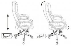 Кресло для руководителя Бюрократ T-9910/Black, экокожа 