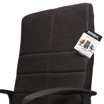 Кресло офисное BRABIX Focus EX-518, ткань, черное, 531575