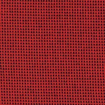 Стул для персонала и посетителей "ИЗО", черный каркас, ткань черно-красная (В-9),  22878