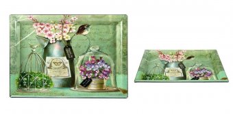 Поднос "Свежее утро" 41*29см микс 2