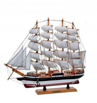 Модель парусного корабля Confection 45*42 см, черно-белый