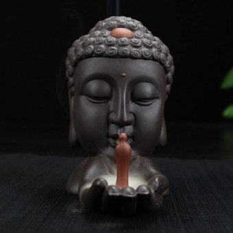 Подставка для благовоний "Голова Будды" Luxury Gift, керамика H=14 см