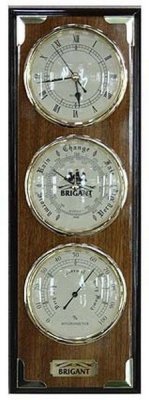 Часы--метеостанция интерьерные “Brigant” “Погода в гостиной” 