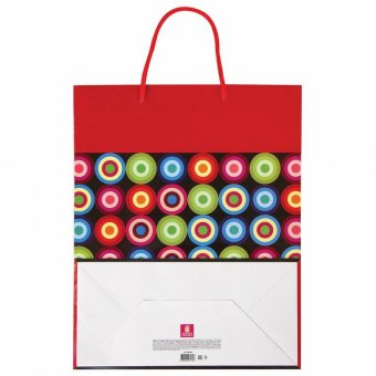 Пакет подарочный 26x12,7x32,4 см, ЗОЛОТАЯ СКАЗКА "Калейдоскоп", ламинированный, 606604