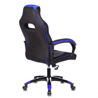 Кресло компьютерное Zombie VIKING 2 AERO, экокожа/ткань, черное/синее, 1180817