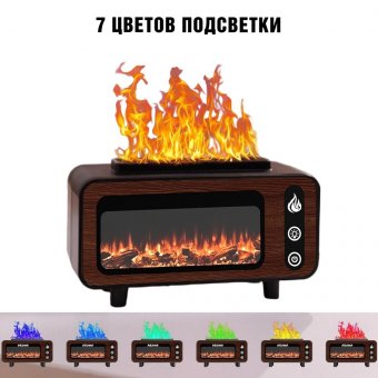 Увлажнитель воздуха "Винтажный камин" Luxury Gift аромадиффузор