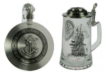Пивная кружка сувенирная "Гроза морей"