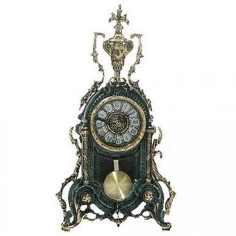 Часы каминные с маятником “Старый храм”