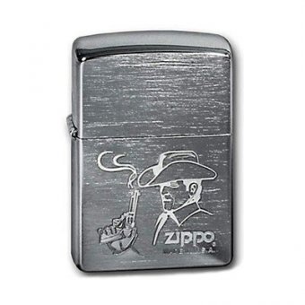 Сувенирная зажигалка "Ковбой Zippo"
