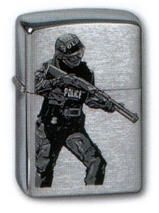 Зажигалка подарочная коллекционная "Police"