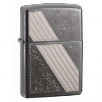 Зажигалка с рисунком "Zippo в металле"