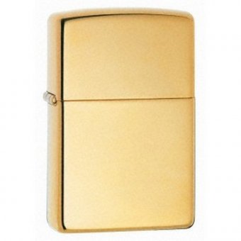 Сувенирная зажигалка "Zippo золотая"
