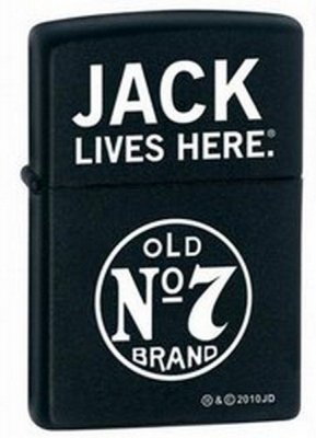Зажигалка подарочная "Черный Jack"
