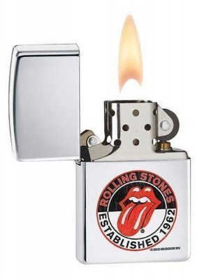 Подарочная карманная зажигалка "Под звуки Rolling Stones"