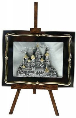 Картина настольная “Москва. Василий Блаженный” 