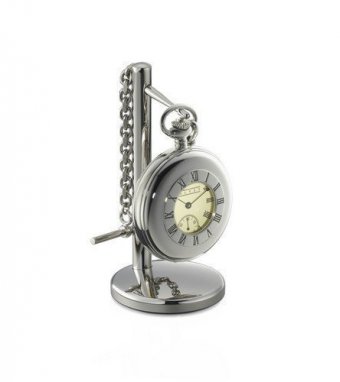 Набор подарочный: «часы охотника» с окошком на цепочке и подставка под часы Dalvey 00638