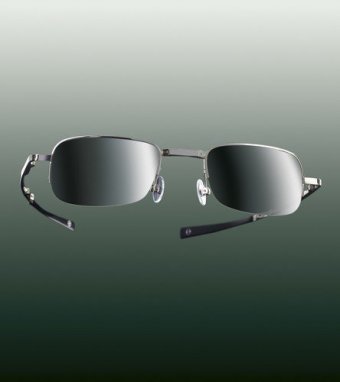 Компактные складные солнцезащитные очки в кожаном футляре Dalvey 00566