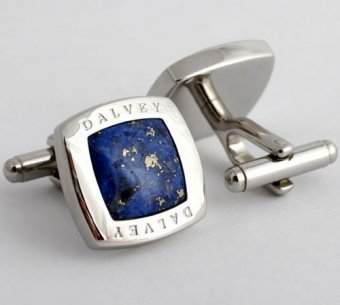 Запонки квадратные, лазурит Dalvey 00548