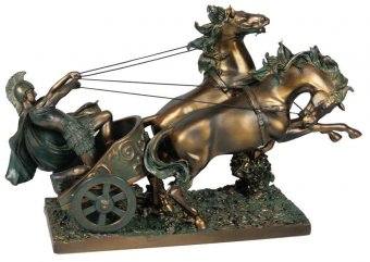 Сувенирная статуэтка “Римская колесница”