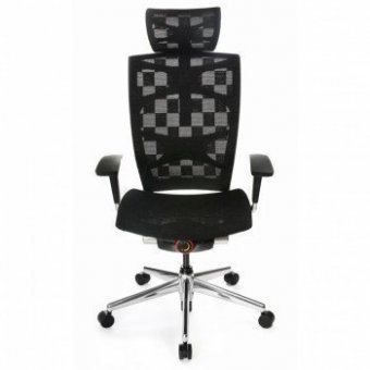 Кресло руководителя черное Бюрократ 811/Black