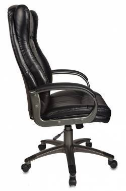 Кресло руководителя черное Бюрократ CH-879DG/Black